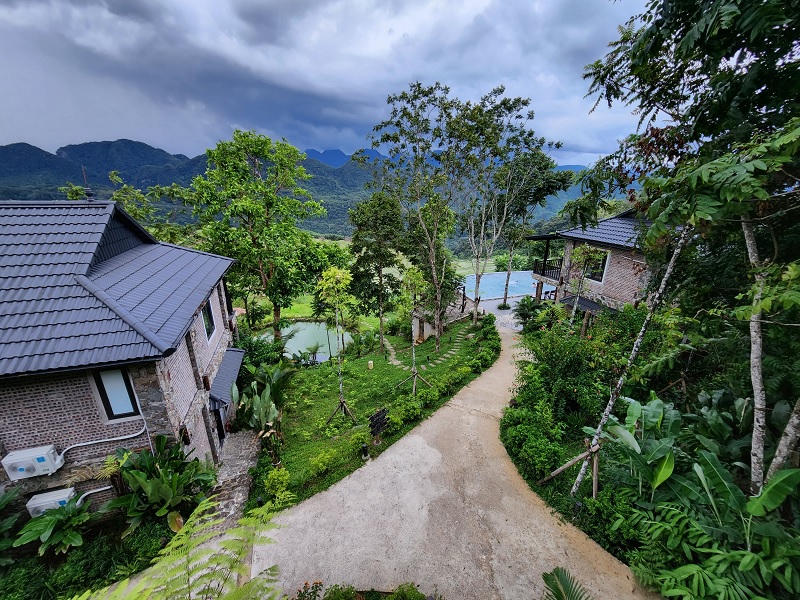 Không gian tại Pù Luông Casa Resort.