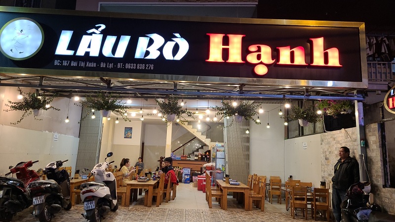 Lẩu bò Hạnh.