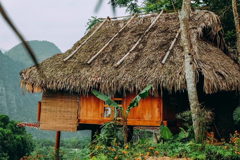 Không gian tại Pù Luông Ecolodge.