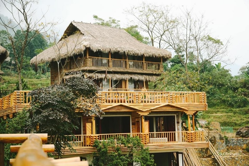 Không gian tại Pù Luông Jungle Lodge.