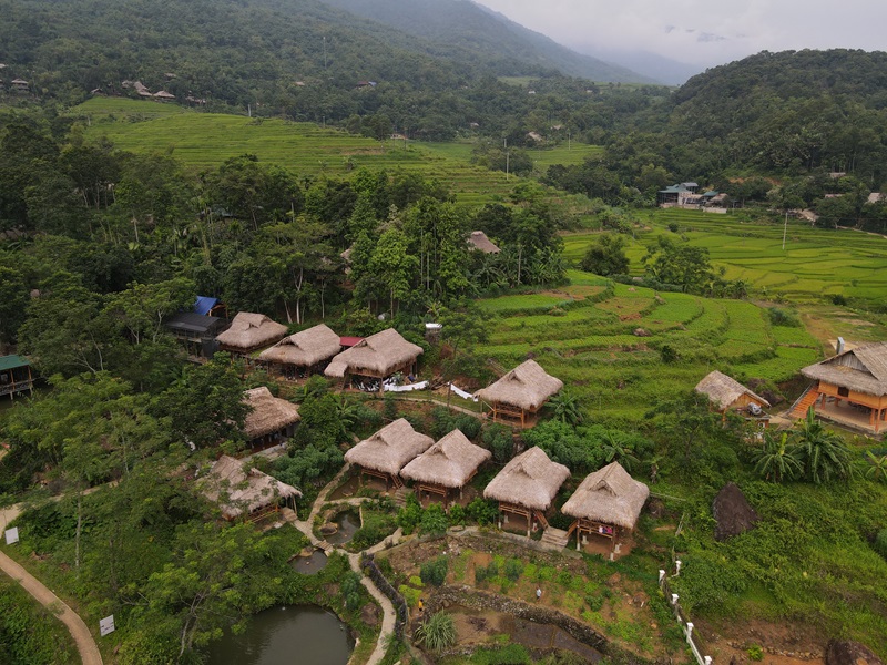 Địa chỉ Pù Luông Ecolodge tại: Thôn Đôn, xã Thành Lâm, huyện Bá Thước, tỉnh Thanh Hóa.