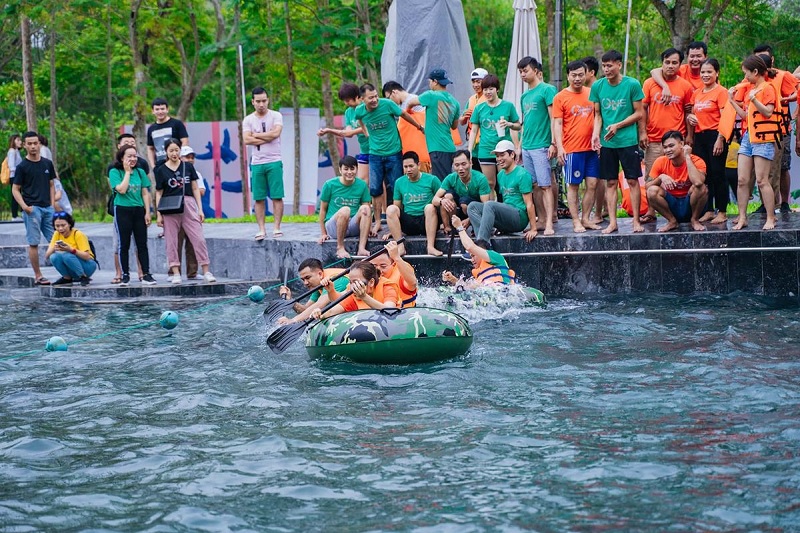 Hoạt động teambuilding.