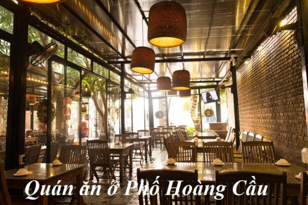 Các quán ăn Hoàng Cầu ngon, quán ăn ở phố Hoàng Cầu giá rẻ.