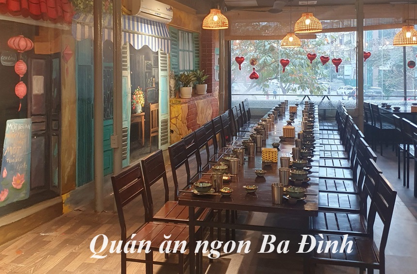 Quán ăn ngon Ba Đình Hà Nội, quán ăn ngon ở quận Ba Đình.