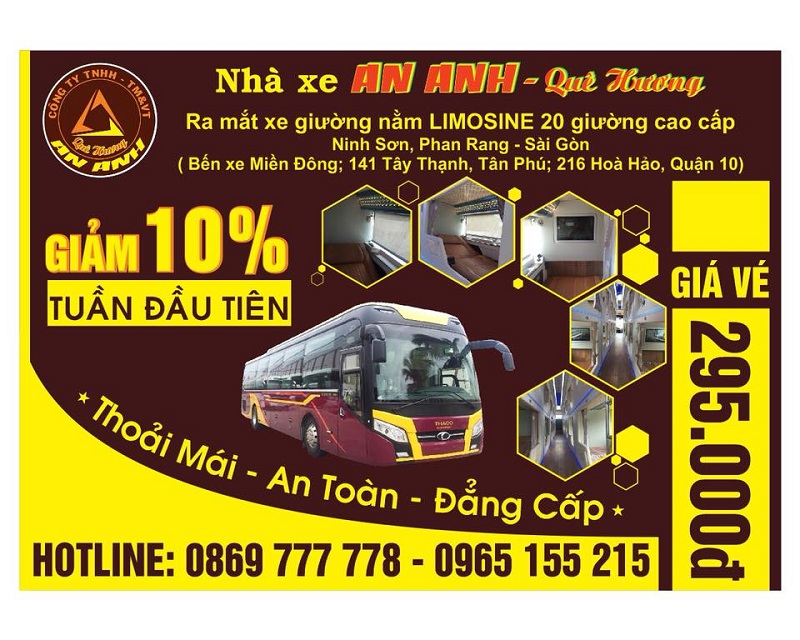 Hotline xe An Anh Limousine