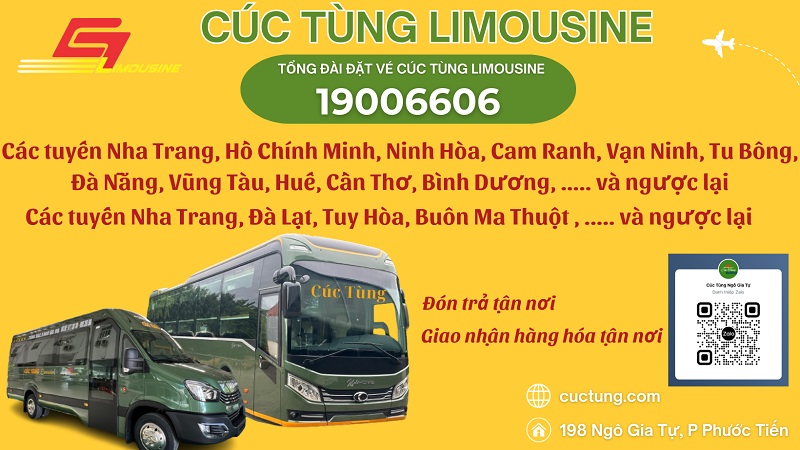 Lịch trình các tuyến xe của nhà xe Cúc Tùng