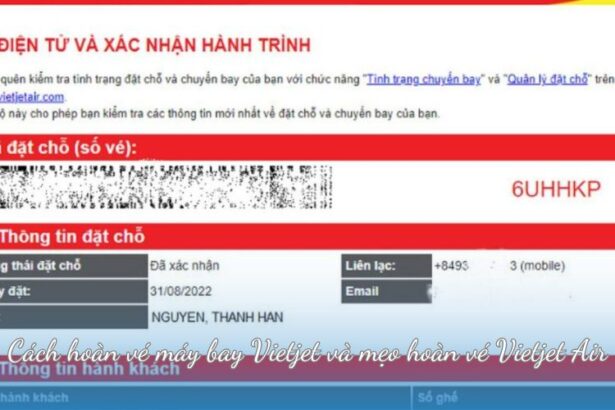 Cách kiểm tra vé máy bay Vietjet điện tử chi tiết nhất