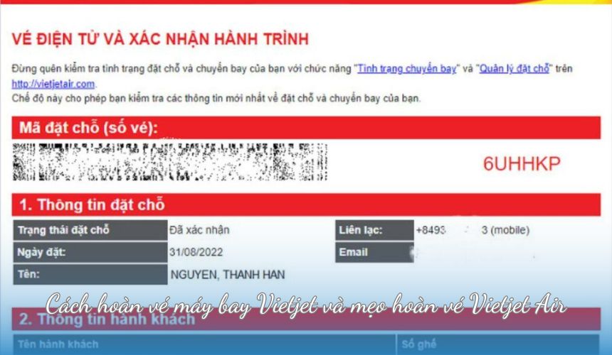 Cách kiểm tra vé máy bay Vietjet điện tử chi tiết nhất