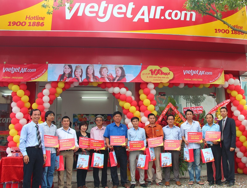 Phòng vé Vietjet Air ở miền Bắc