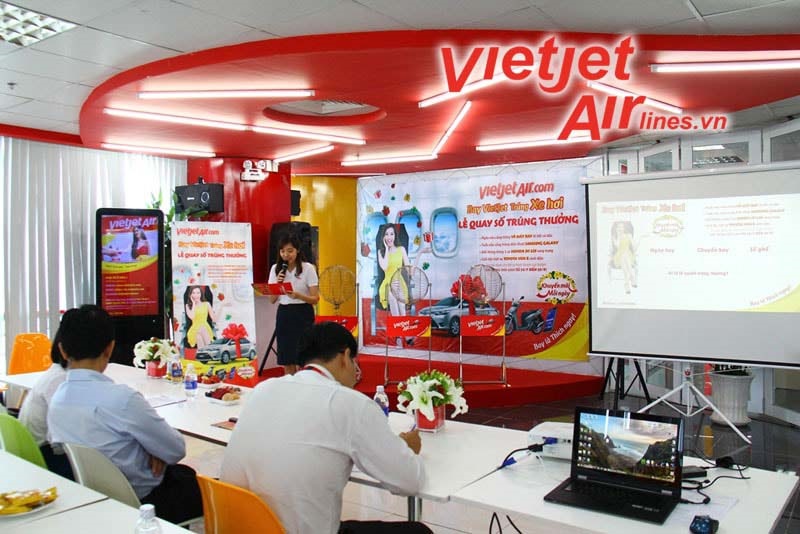 Phòng vé Vietjet ở miền Trung