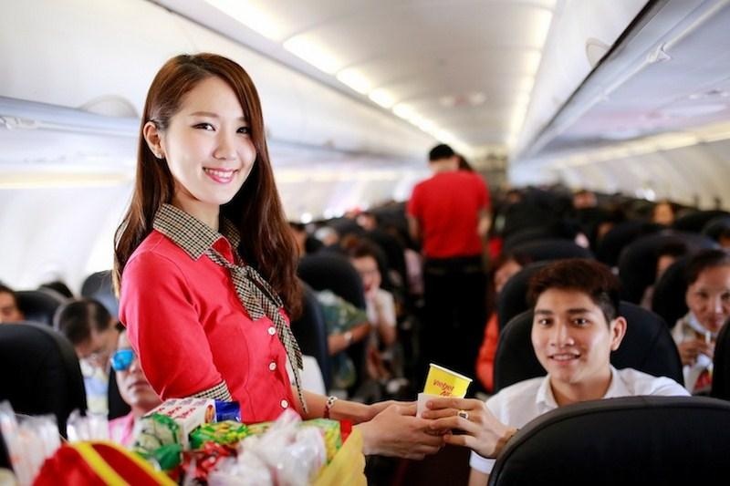 Điều kiện hưởng mức lương tiếp viên hàng không Vietjet Air hấp dẫn