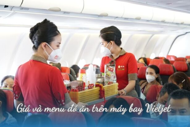 Giá và menu đồ ăn trên máy bay Vietjet