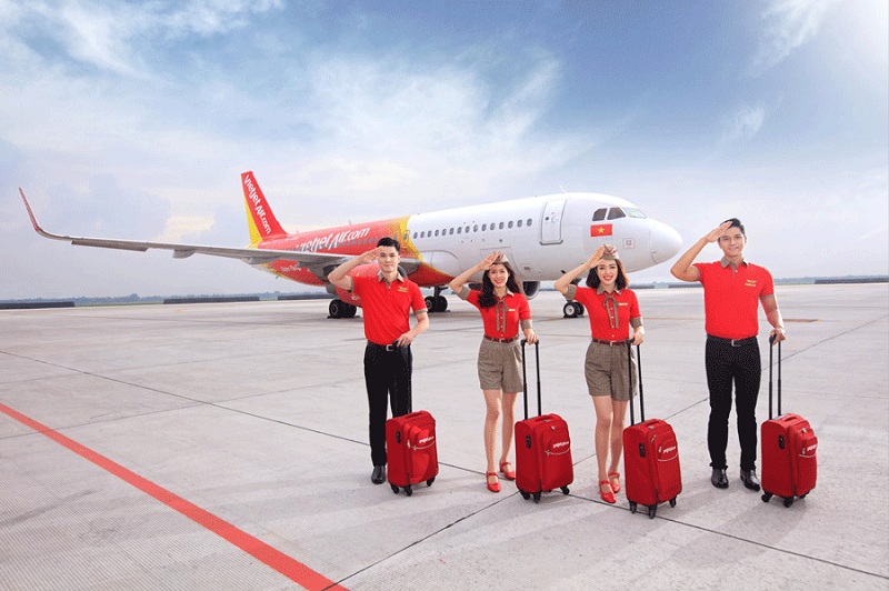 Tìm hiểu lương tiếp viên hàng không Vietjet Air